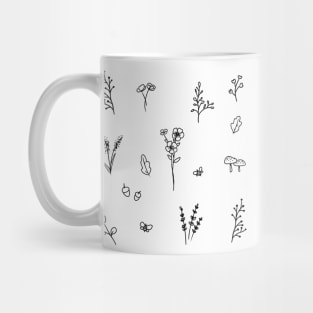 Cute flower doodles Mug